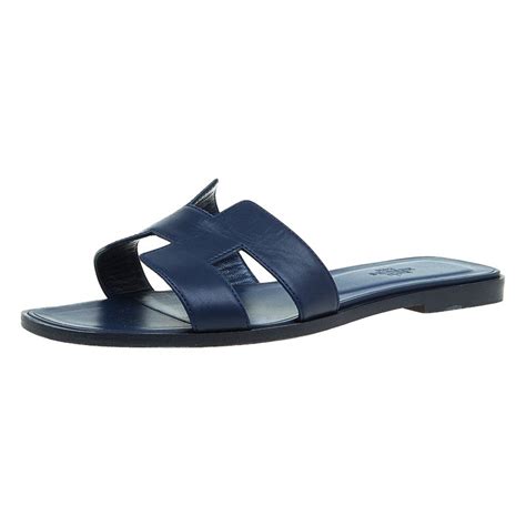 hermes sandals navy|hermes sandals original.